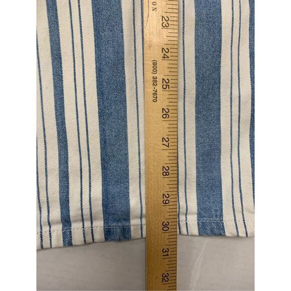 Stefano Striped Denim Shorts - Picture 6 of 7